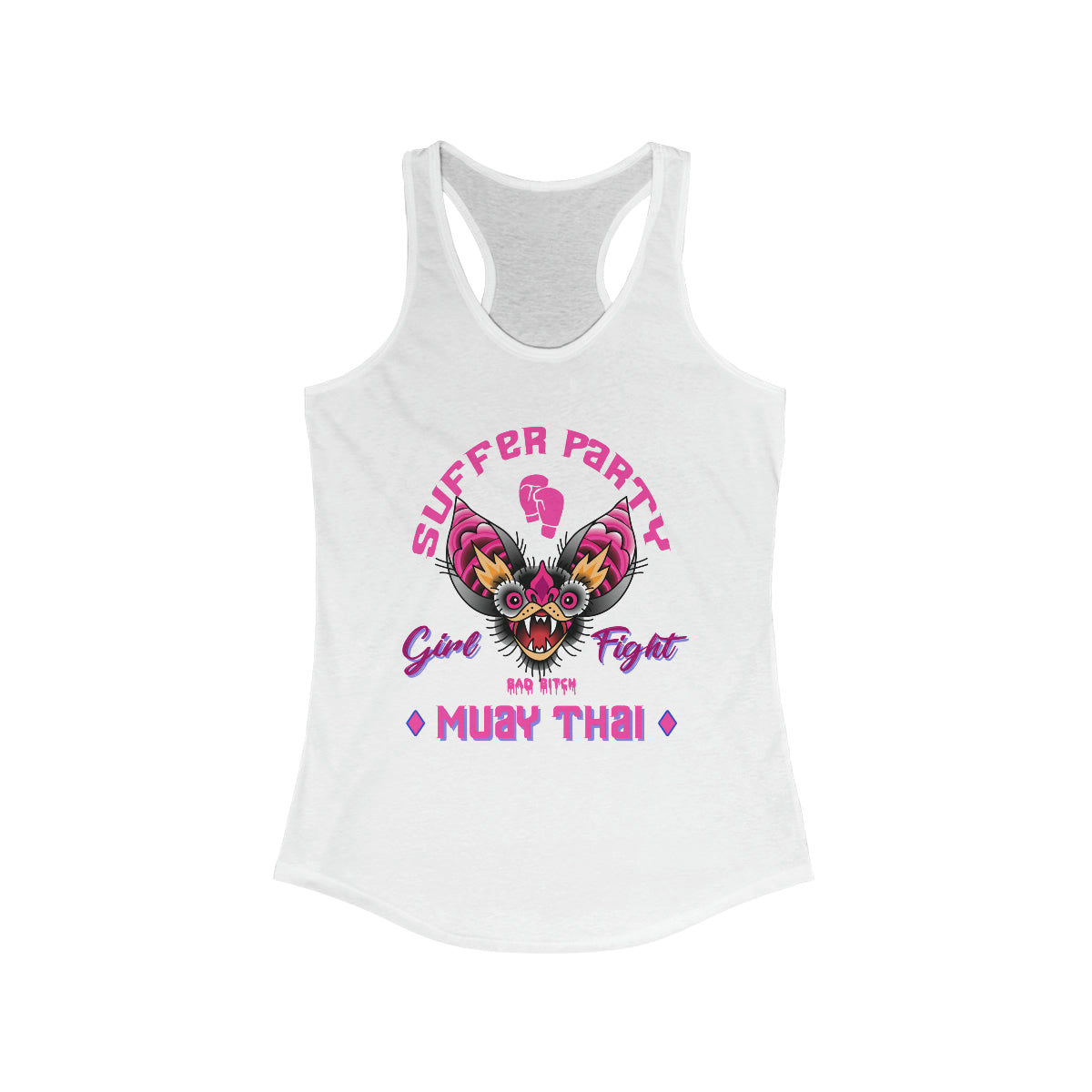 BAD BITCH MUAY THAI CLUB Women's Ideal Racerback Tank