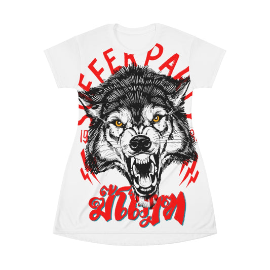 SUFFER WOLF T-Shirt Dress