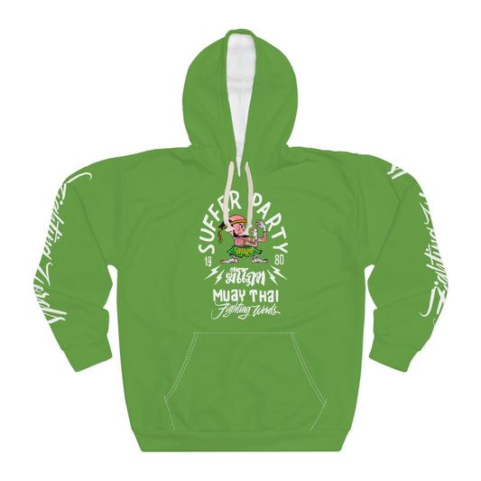 mean green FIGHTING THAIRISH  Unisex Pullover Hoodie