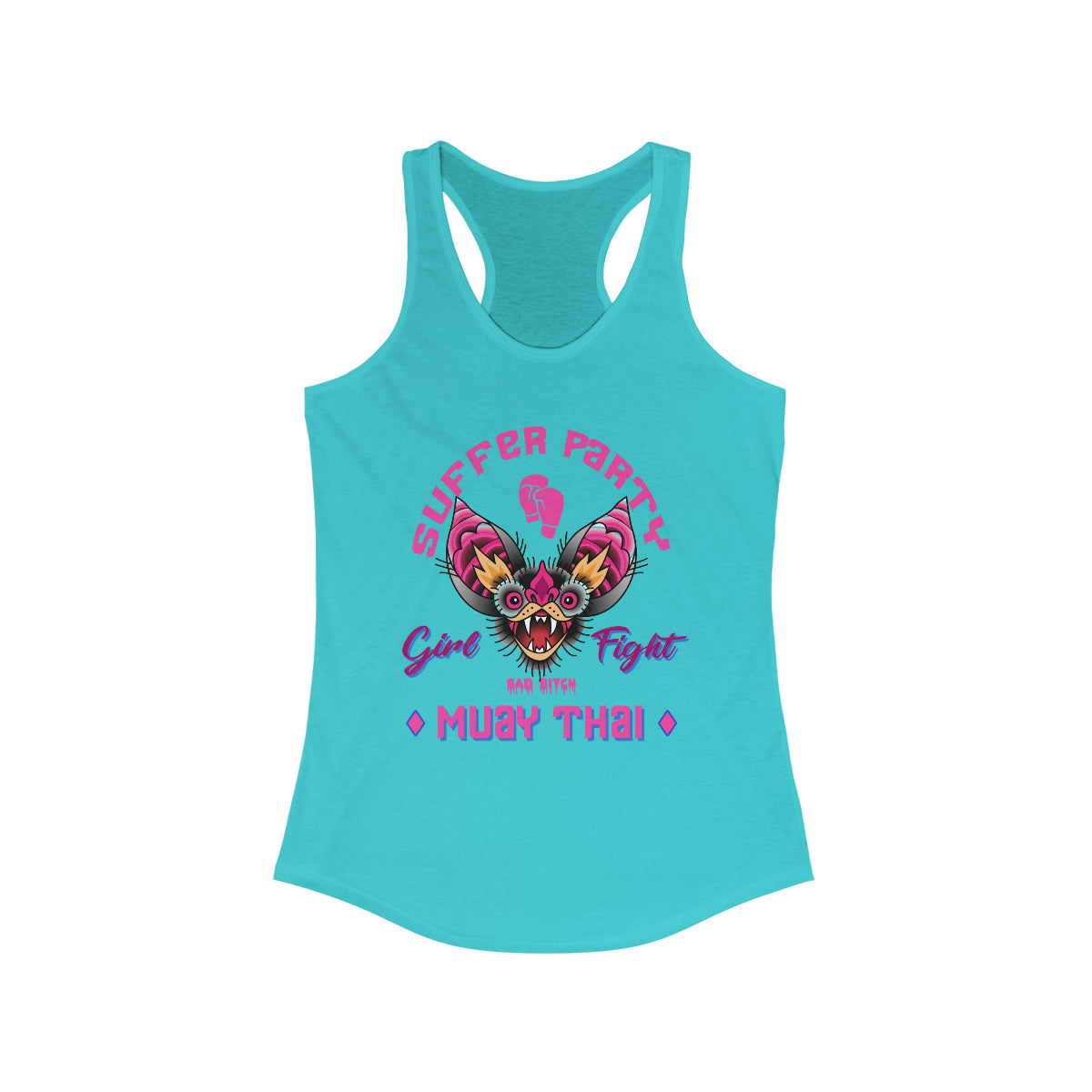 BAD BITCH MUAY THAI CLUB Women's Ideal Racerback Tank